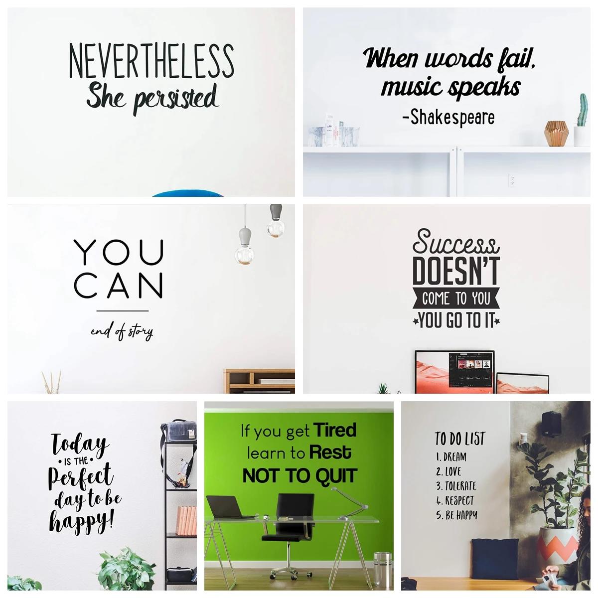 Baby Nursery Decals - 1pc Quotes Wall Sticker Self-adhesive Vinyl