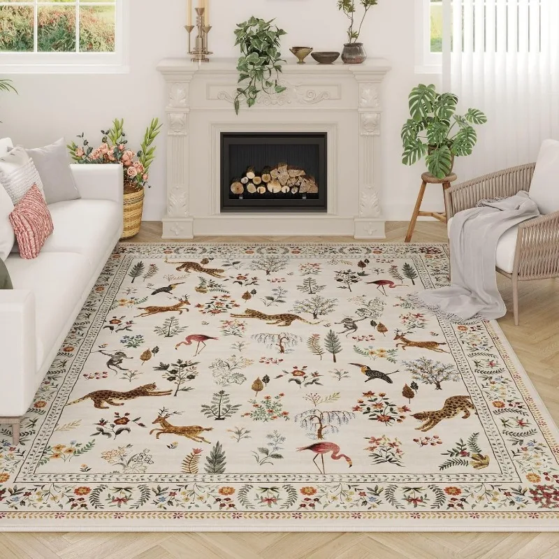 Carpet for Living Room Floral  - огляд і ціна Soft Rug Nursery