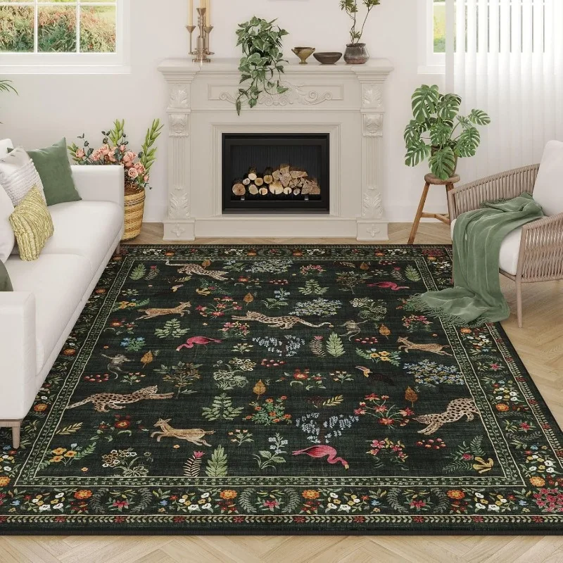 Carpet for Living Room Floral  - огляд і ціна Soft Rug Nursery