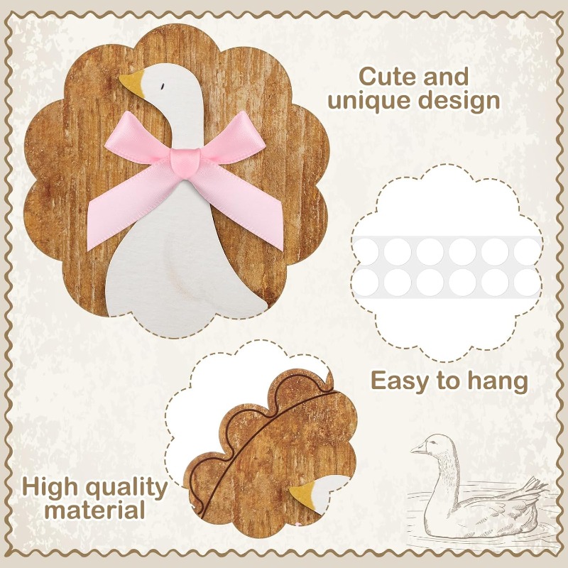 Whimsical Vintage Wooden Goose - огляд і ціна Baby Nursery Vintage