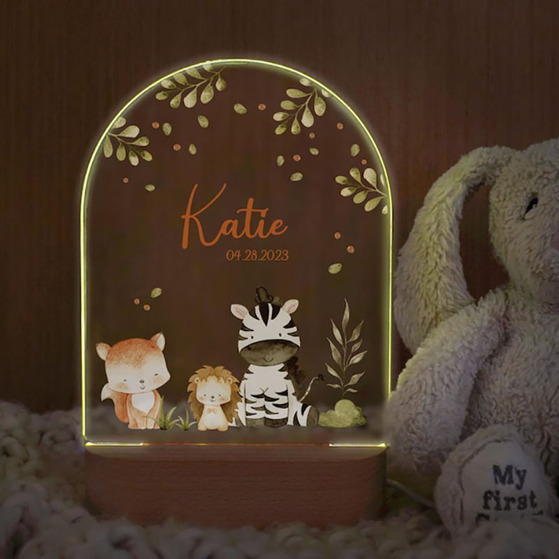 Custom Name Baby Night Light P - огляд і ціна Baby Nursery Boy