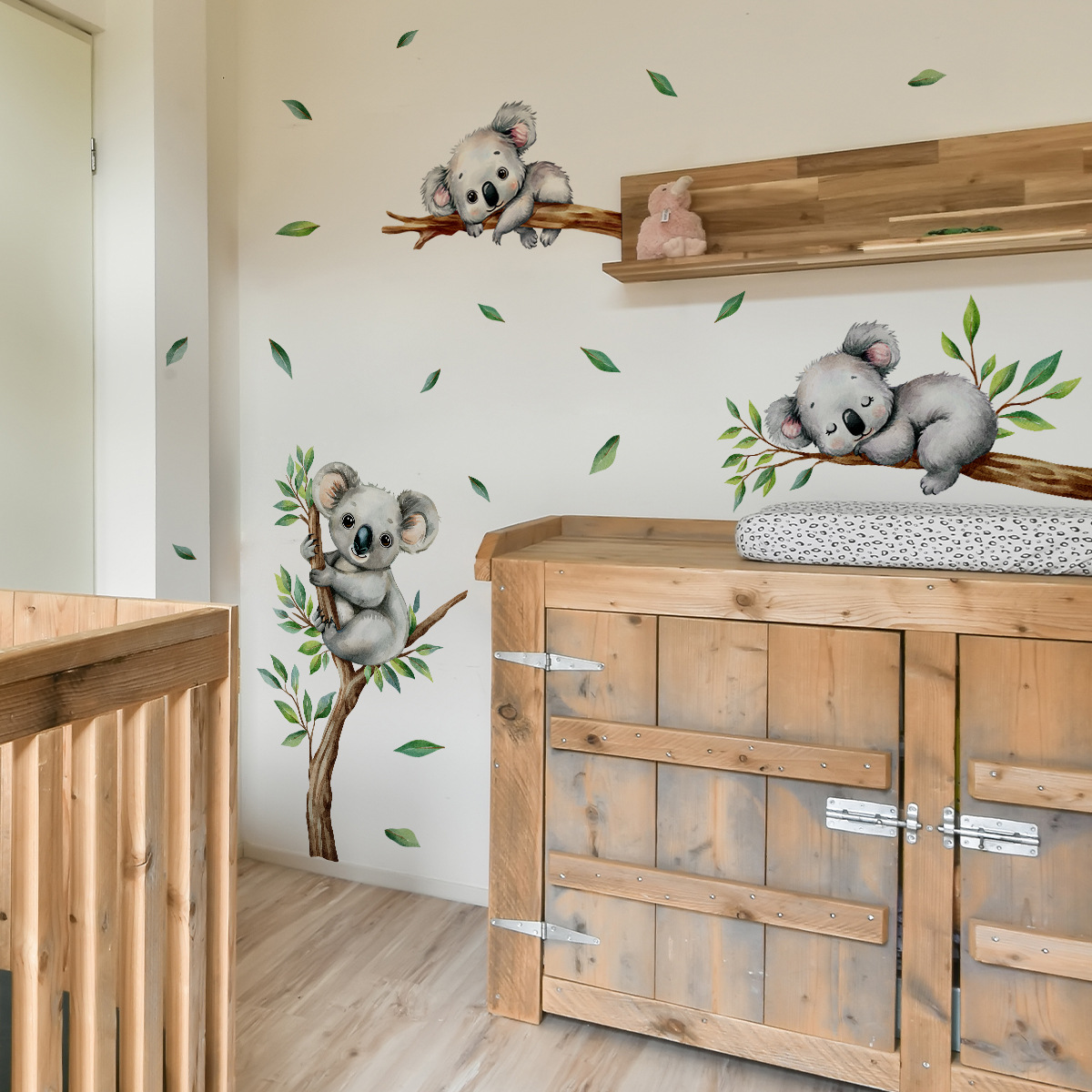 Cartoon Koala Climbing Tree Br - огляд і ціна Baby Nursery Decals