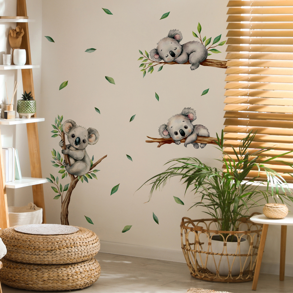 Cartoon Koala Climbing Tree Br - огляд і ціна Baby Nursery Decals