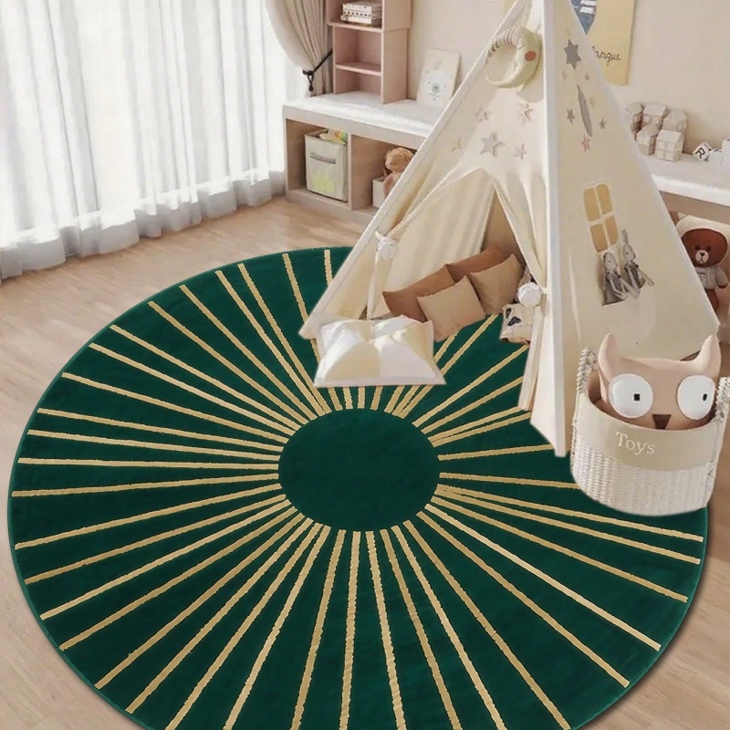 Minimalist Cartoon Lion Face K - огляд і ціна Soft Rug Nursery