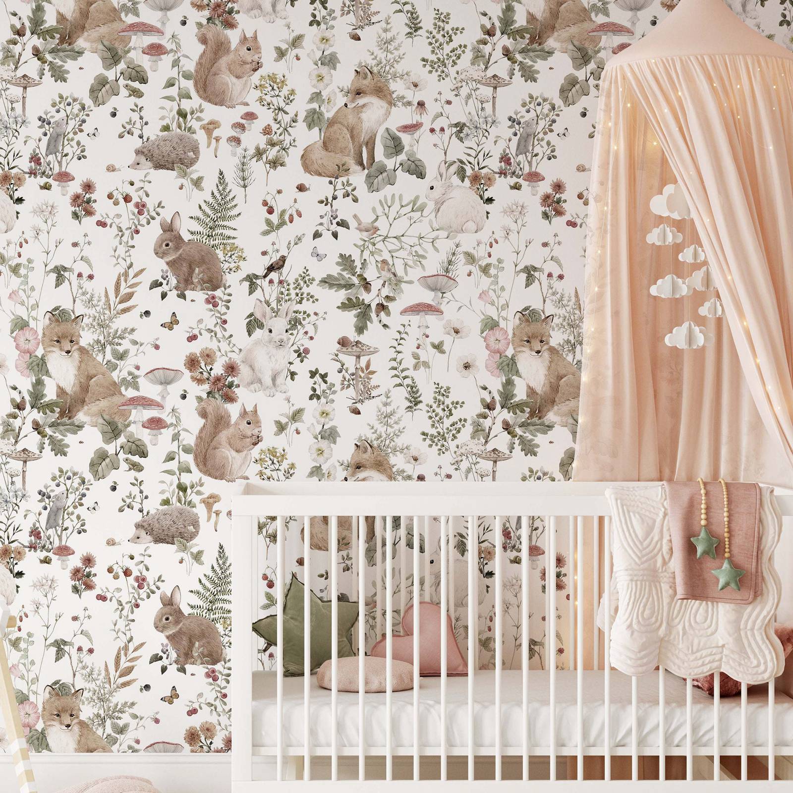 Forest Babies MuraL, Boys Nurs - огляд і ціна Baby Nursery Vintage
