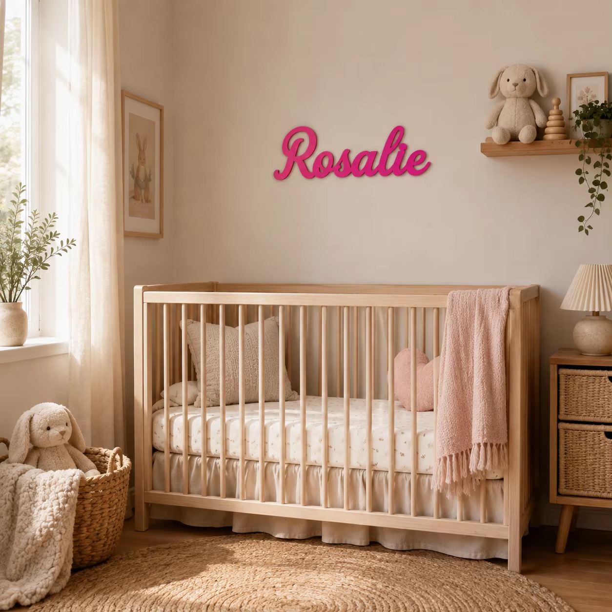 Personalized Wooden Name Sign  - огляд і ціна Baby Nursery Wall Decor