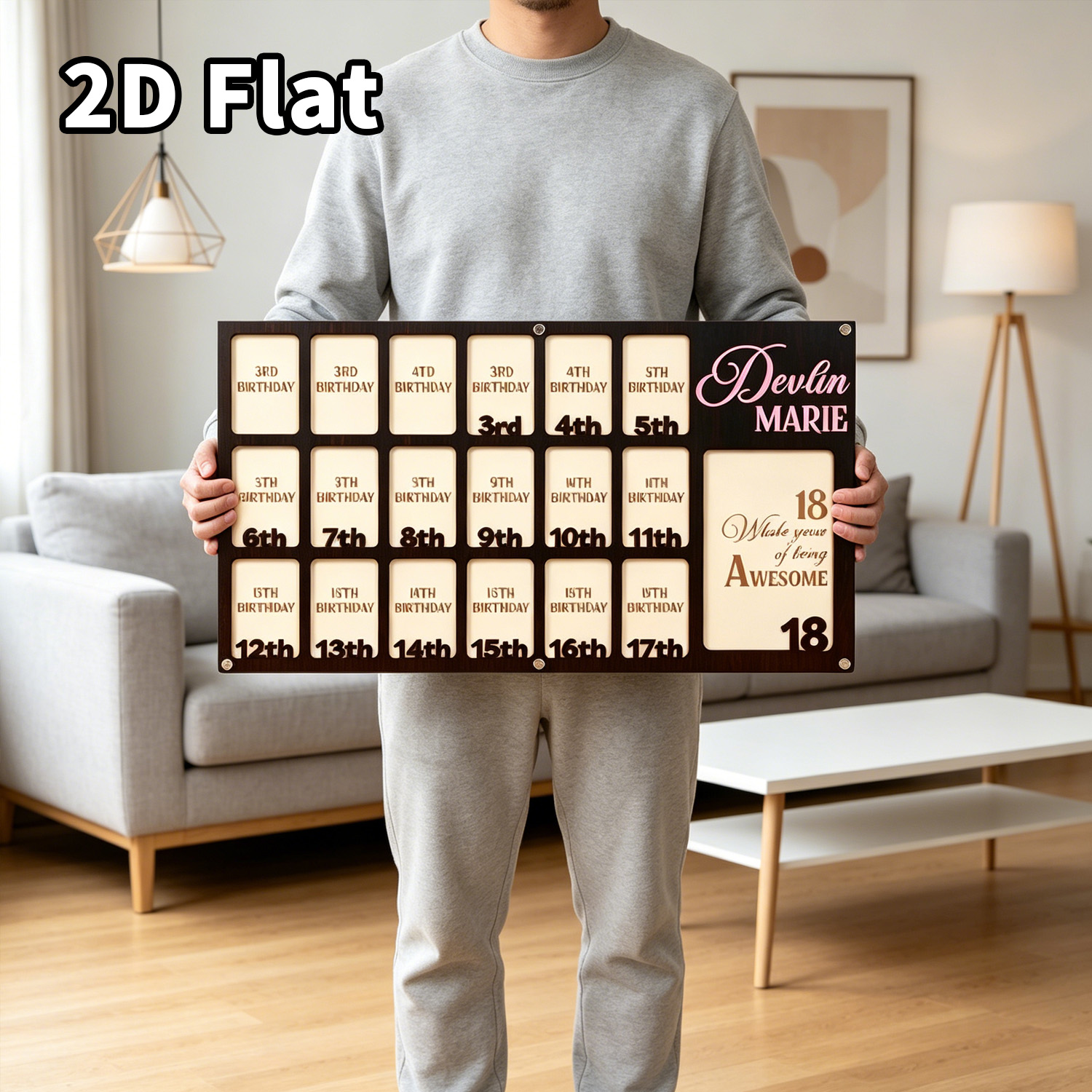1Pc Custom Grade Photo Frame W - огляд і ціна Baby Nursery Wall Decor