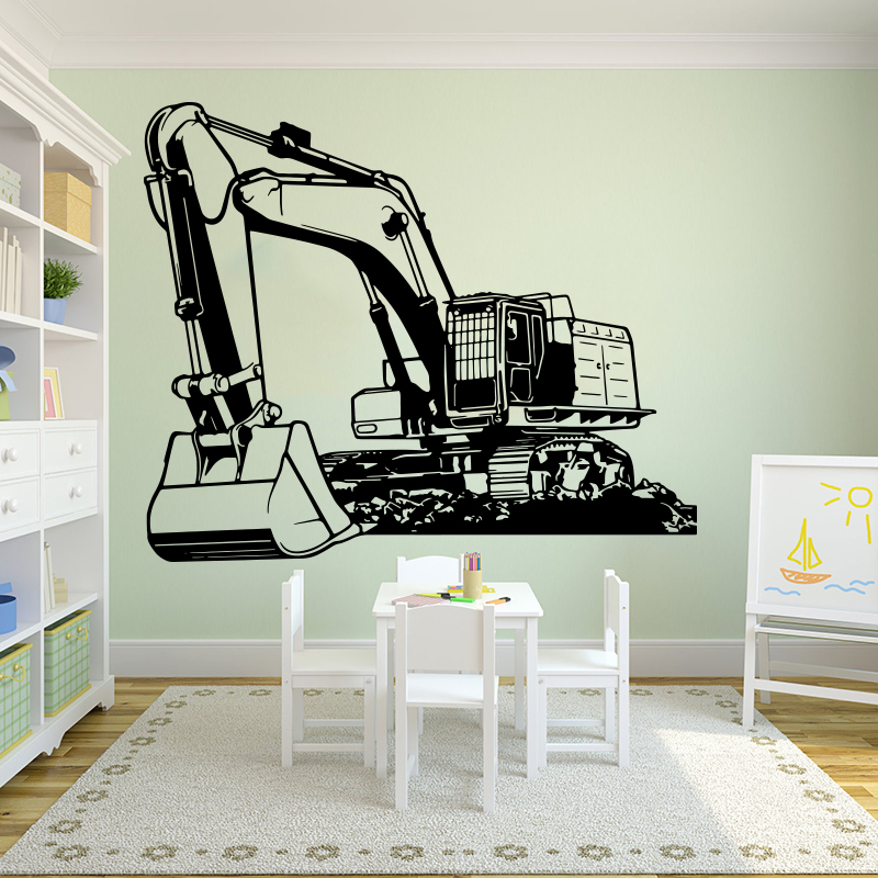 Large Heavy Equipmen Excavator - огляд і ціна Baby Nursery Decals