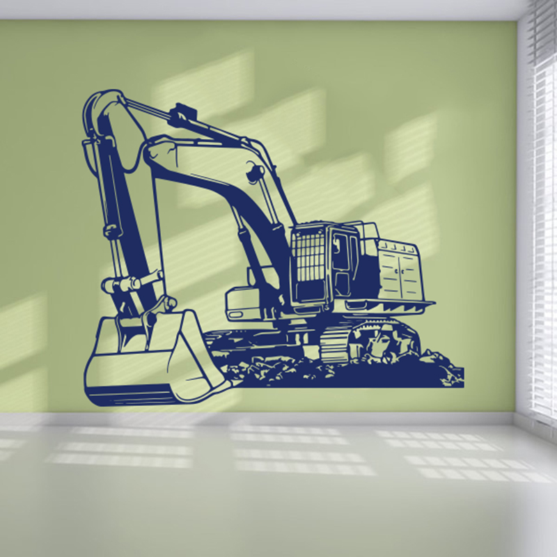 Large Heavy Equipmen Excavator - огляд і ціна Baby Nursery Decals