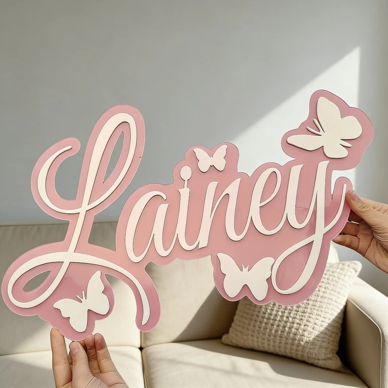 Personalized Baby Name Plaque, - огляд і ціна Baby Nursery Wall Decor