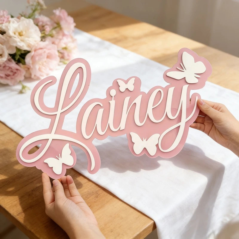 Personalized Baby Name Plaque, - огляд і ціна Baby Nursery Wall Decor