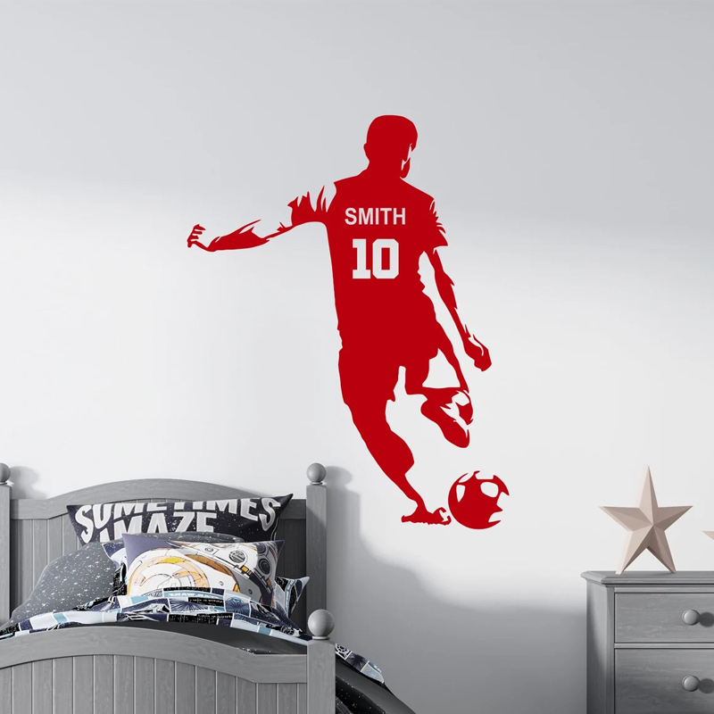 Personalized Soccer Player Nam - огляд і ціна Baby Nursery Decals