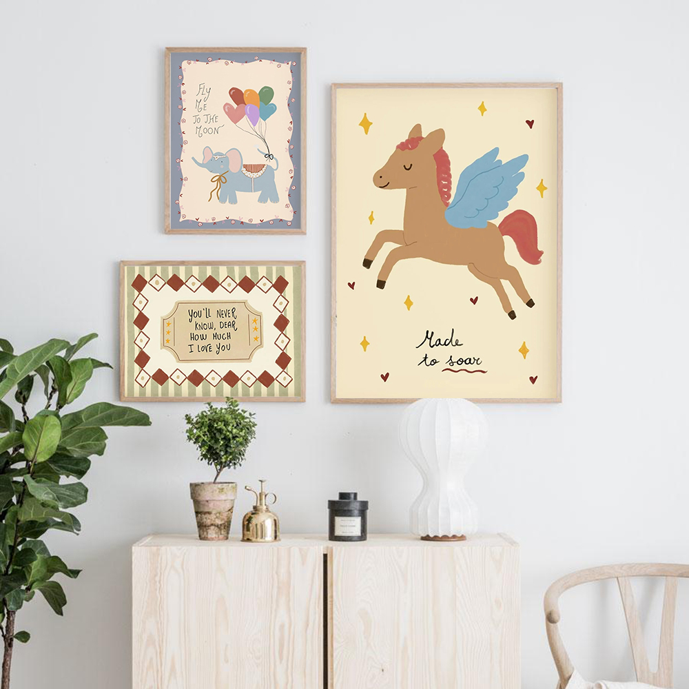Vintage Rocking Horse Giraffe  - огляд і ціна Baby Nursery Vintage