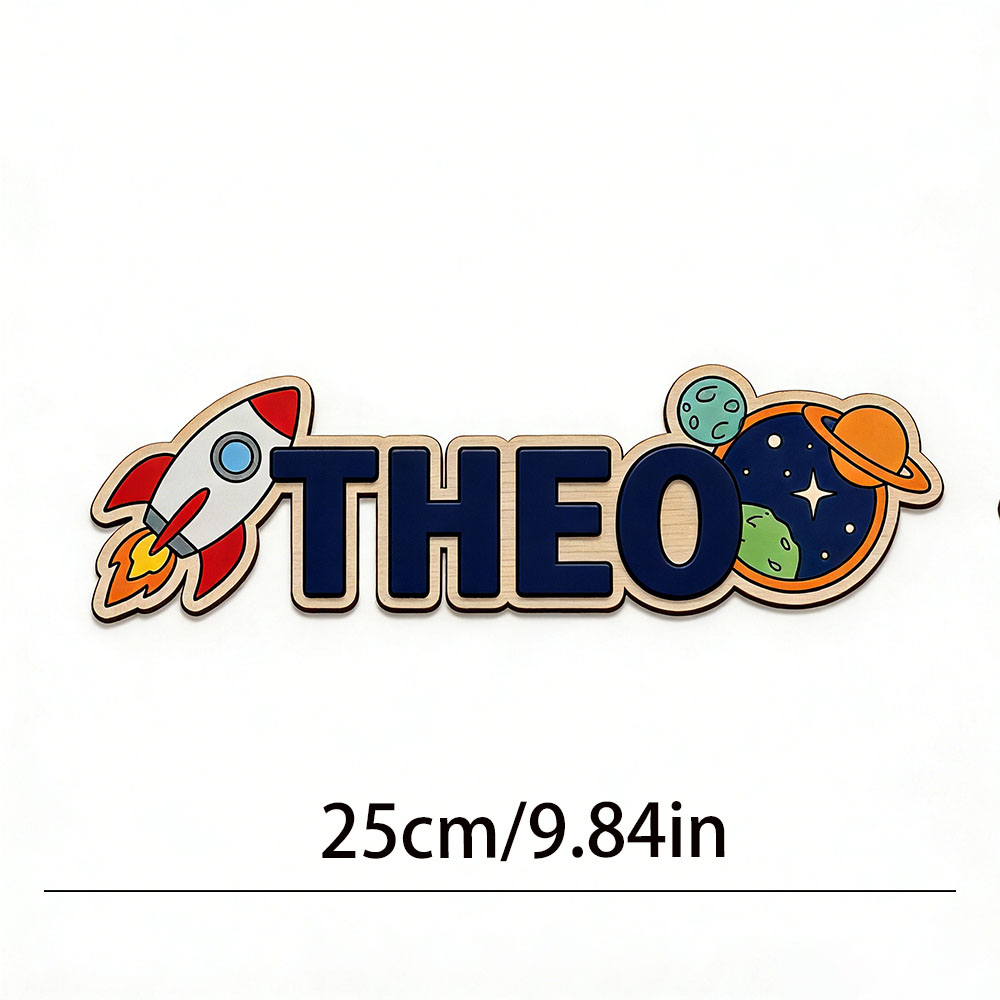 Personalized Space Rocket Name - огляд і ціна Baby Nursery Wall Decor