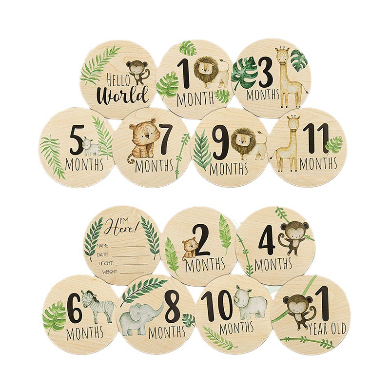 10X10CM 7pcs Milestones Monthl - огляд і ціна Milestone Card Set