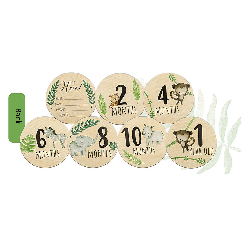 10X10CM 7pcs Milestones Monthl - огляд і ціна Milestone Card Set