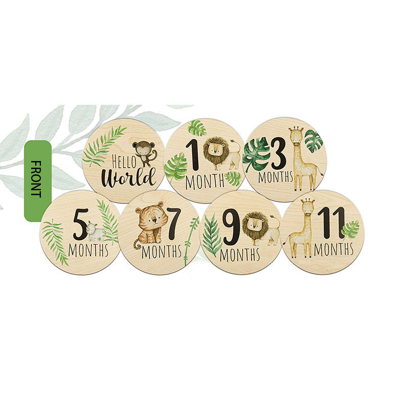 10X10CM 7pcs Milestones Monthl - огляд і ціна Milestone Card Set