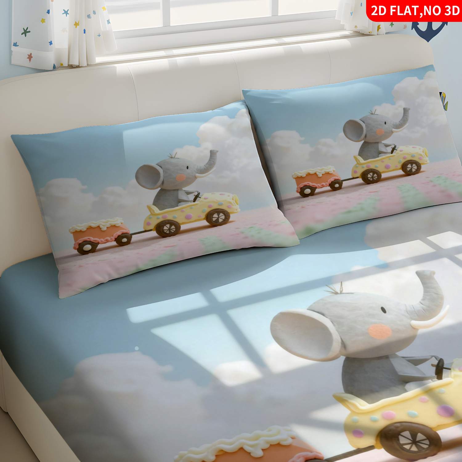 Christmas 2D Digital Print Thr - огляд і ціна Baby Nursery Elephant Theme