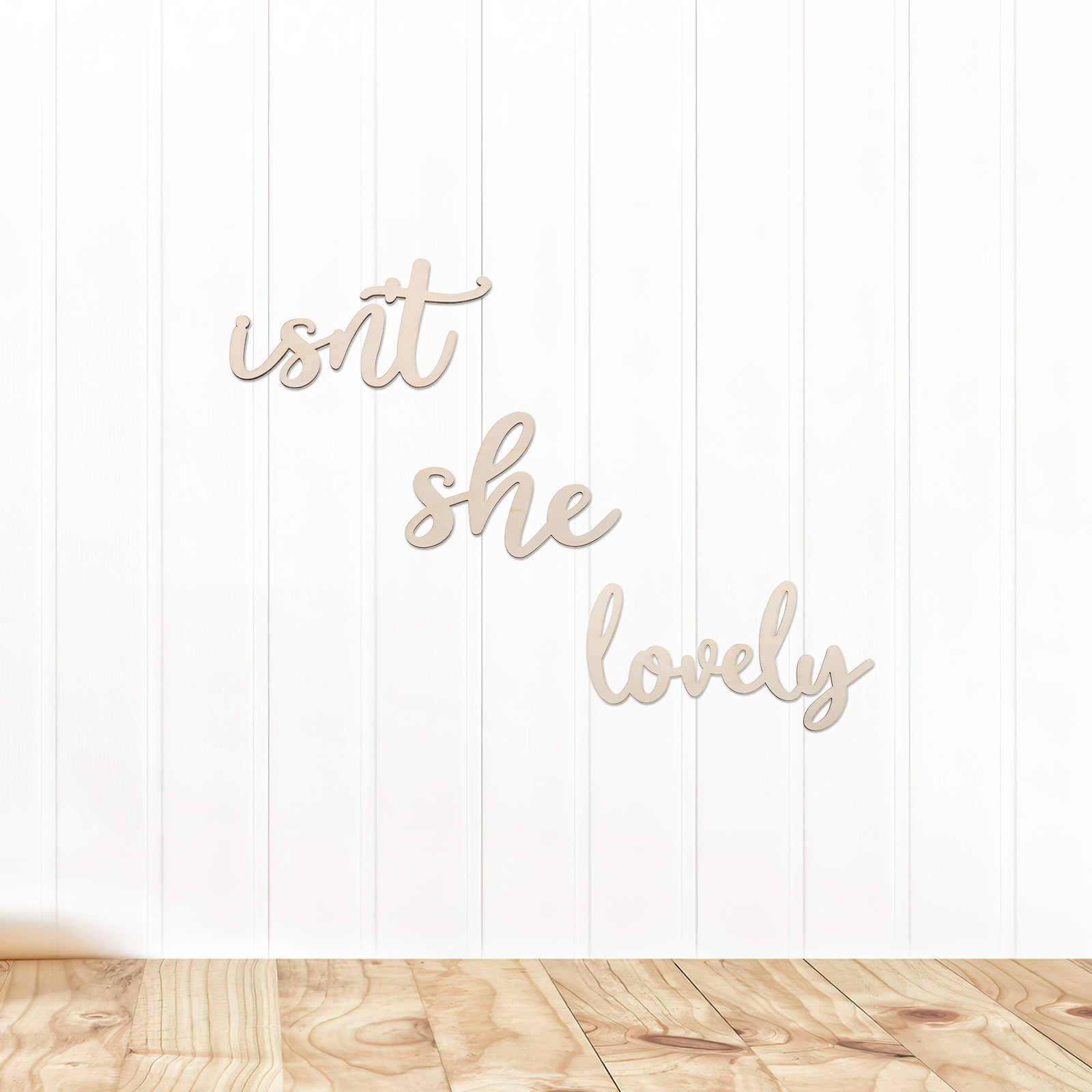 Wood Sign Wooden Wall Sticker  - огляд і ціна Baby Nursery Wall Decor