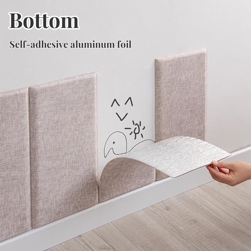 Linen Fabric 3D Wall Sticker U - огляд і ціна Baby Nursery Decals