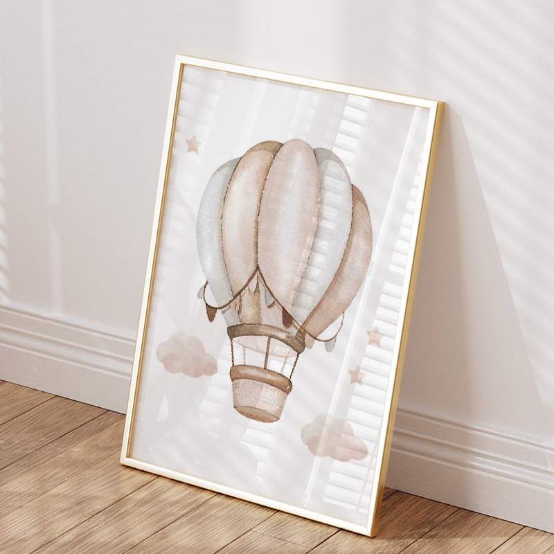 Cute Elephant Hot Balloon Moon - огляд і ціна Baby Nursery Wall Decor