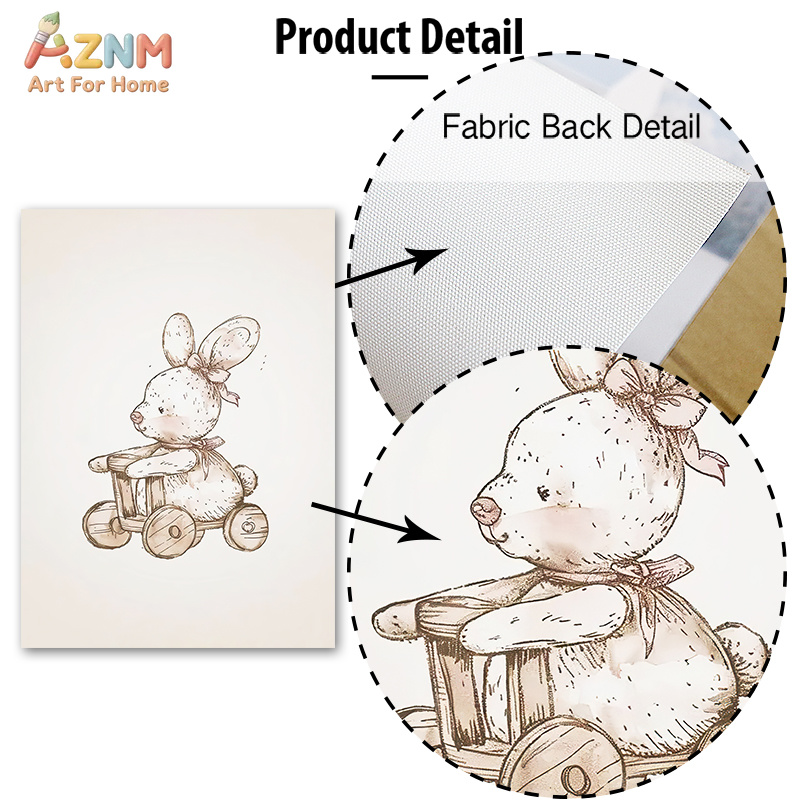 AZNM Vintage Baby Toy Canvas W - огляд і ціна Baby Nursery Vintage