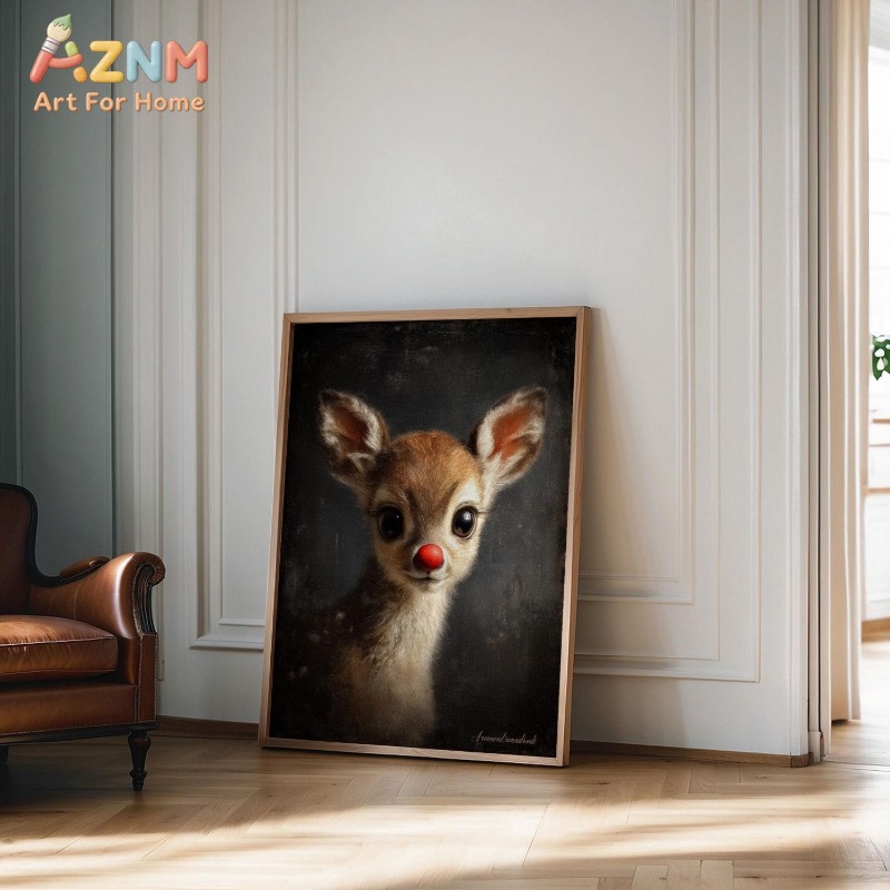 Unframed Canvas Wall Art Cute  - огляд і ціна Baby Nursery Vintage