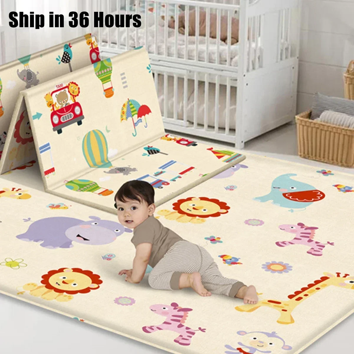 Foldable Non-Toxic Children's  - огляд і ціна Soft Rug Nursery