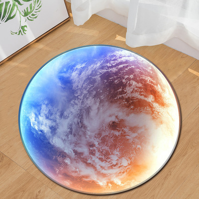 Realistic Blue Full Moon Print - огляд і ціна Soft Rug Nursery