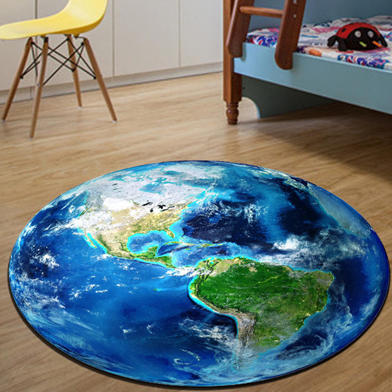 Realistic Blue Full Moon Print - огляд і ціна Soft Rug Nursery