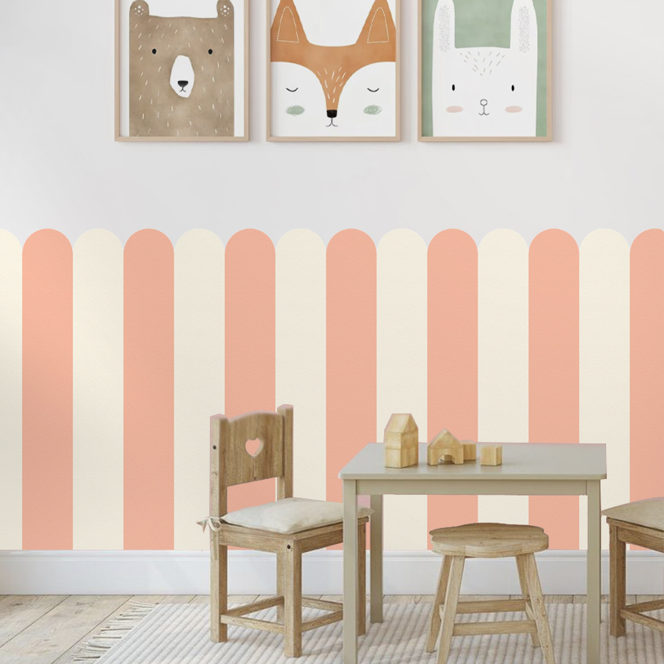 Multicolor Vertical Striped Ar - огляд і ціна Baby Nursery Decals