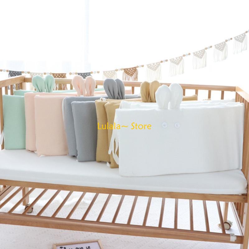Y4QA 200x32cm Baby Cot Bumper  - огляд і ціна Baby Nursery Boy