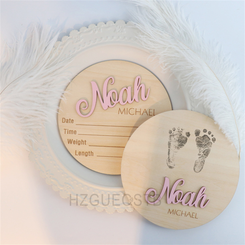 A Set Custom Name Birth Announ - огляд і ціна Baby Nursery Name Sign