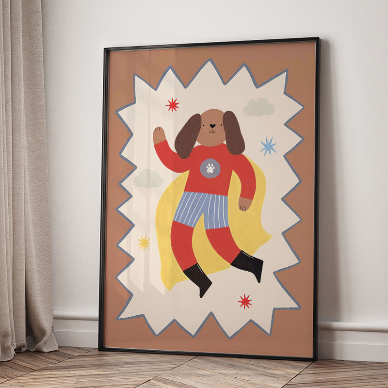 Funny Cartoon Super Cool Kid N - огляд і ціна Baby Nursery Wall Decor