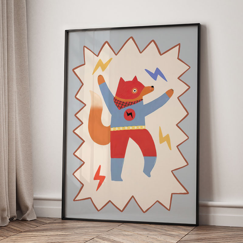 Funny Cartoon Super Cool Kid N - огляд і ціна Baby Nursery Wall Decor