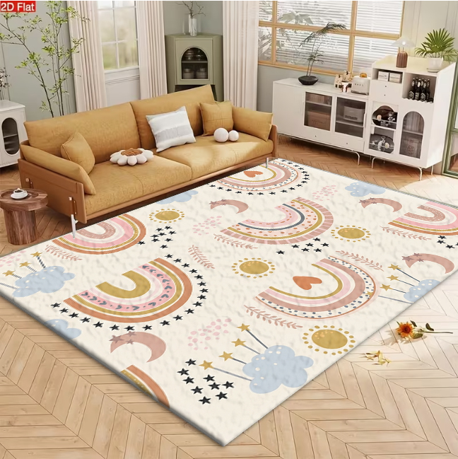 Boho Rainbow Moon Star Cloud C - огляд і ціна Soft Rug Nursery