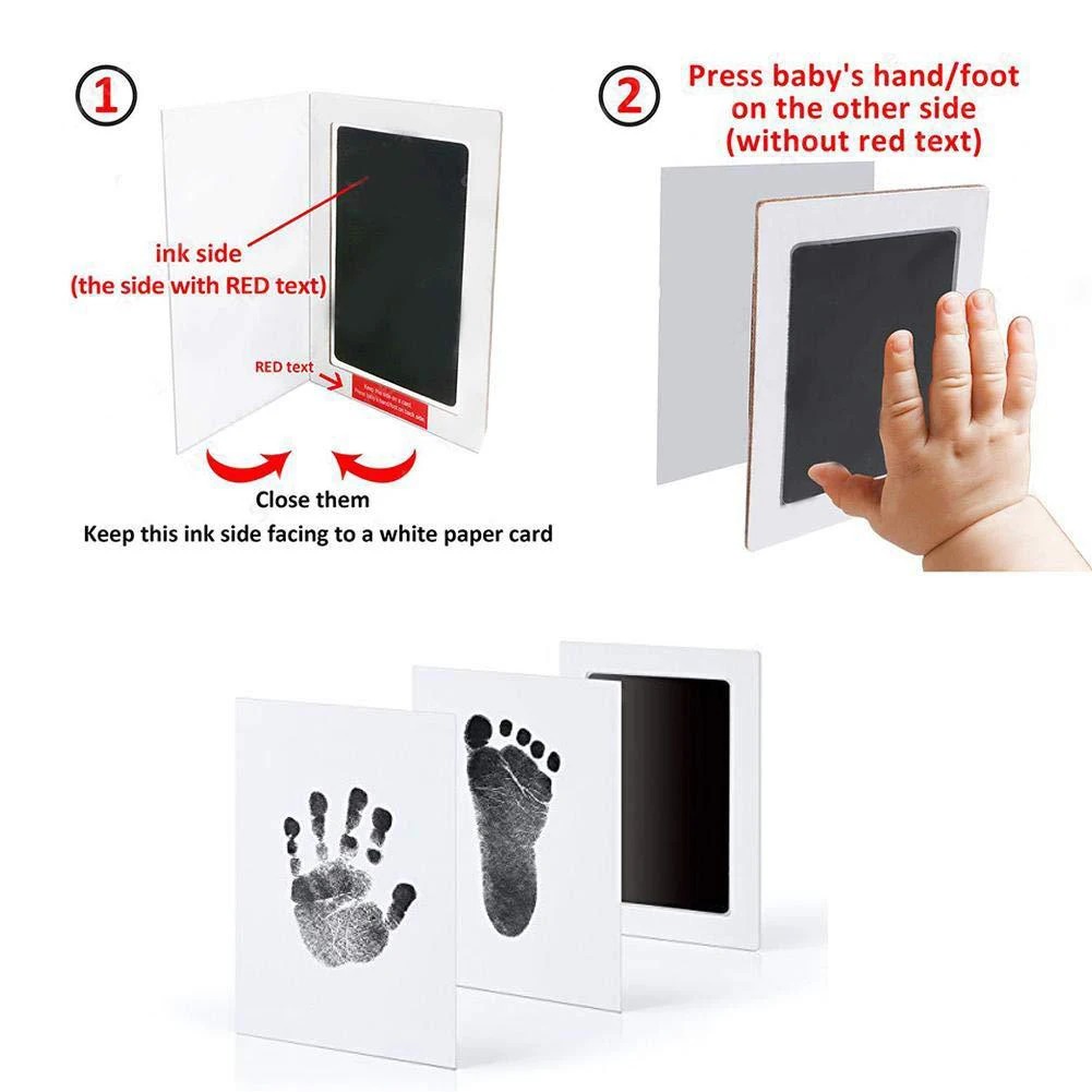 Safe Non-toxic Baby Footprints - огляд і ціна Footprint Ink Kit